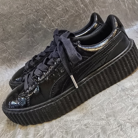 FENTY/PUMA Black Sneakers SZ 7.5 - Picture 12 of 14